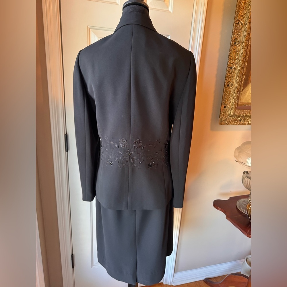 Nipon Boutique Stunning Black Embroidered Suit - Picture 4 of 14